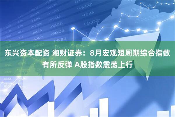 东兴资本配资 湘财证券：8月宏观短周期综合指数有所反弹 A股指数震荡上行