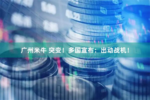 广州米牛 突变！多国宣布：出动战机！