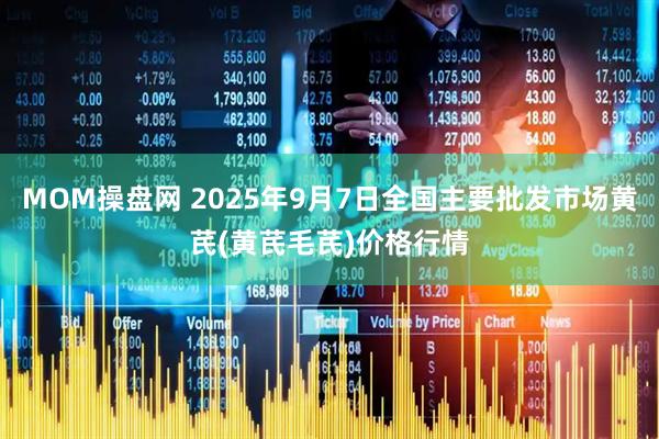 MOM操盘网 2025年9月7日全国主要批发市场黄芪(黄芪毛芪)价格行情